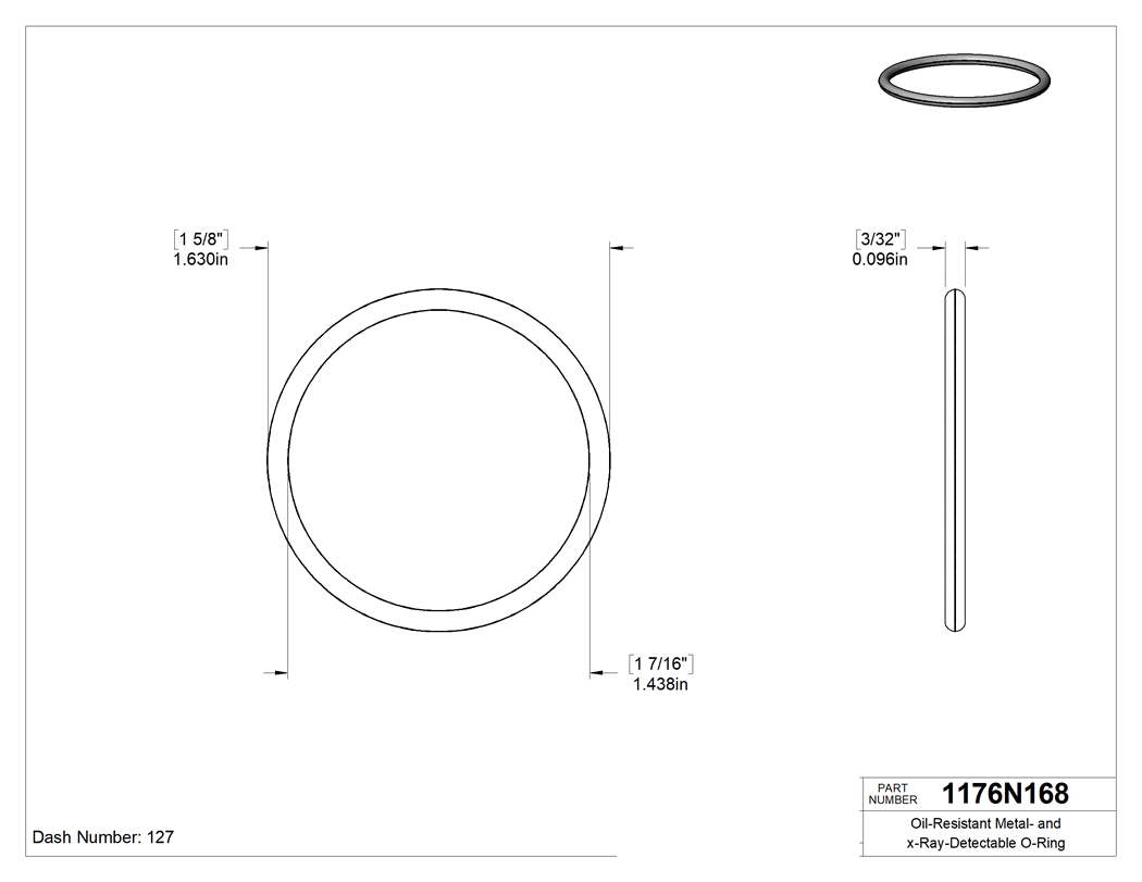 Technical drawing - 1176N168